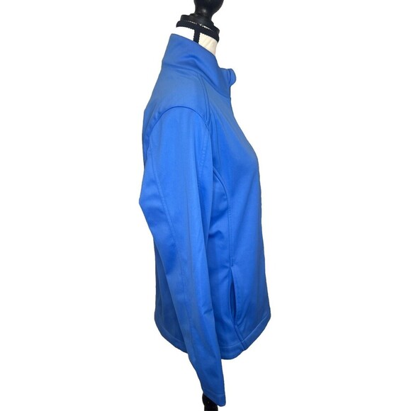 Women’s Callaway BLUE Tour Bonded Softshell Golf Jacket Full Zip Pockets Sz M - Picture 5 of 10